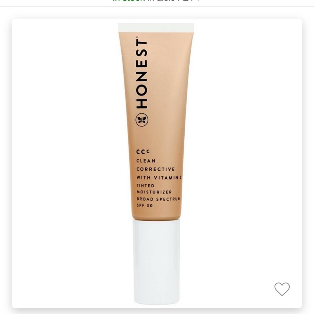 Honest Beauty CC tinted moisturizer with vitamin C - SPF 30